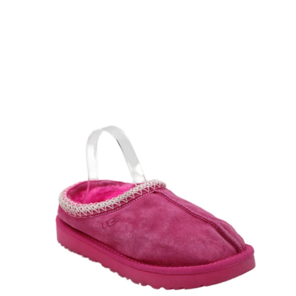 Ugg Womens Tasman Suede Slip On Flats Slippers Shoes Hot Pink Size 9